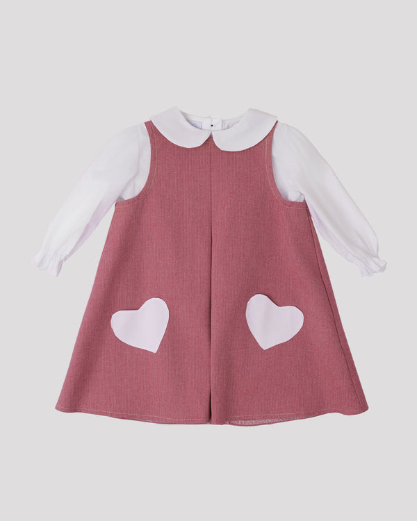 Compleu sarafan si camasa alba