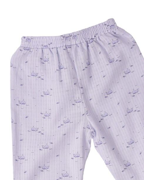 Pijama din muselina cu balene