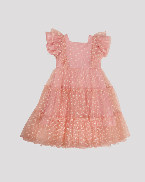 Rochie florala din tulle