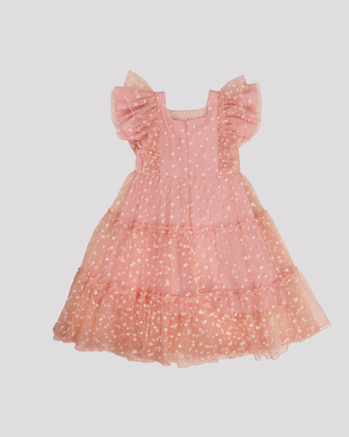 Rochie florala din tulle