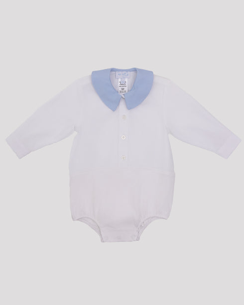 Body ceremonie cu guler albastru