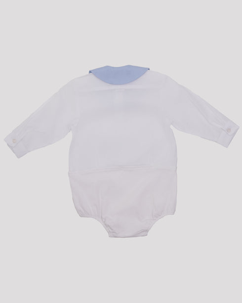 Body ceremonie cu guler albastru