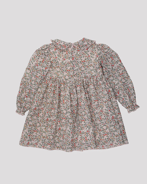 Rochie din bumbac cu guler cret