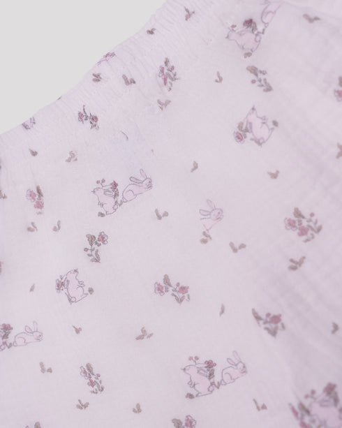 Compleu roz cu urechi de iepure