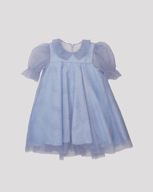 Rochie din tulle cu maneci bufante