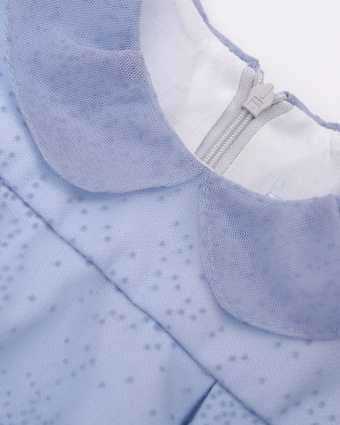 Rochie din tulle cu maneci bufante