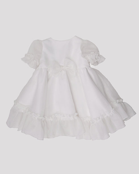 Rochie ceremonie din organza cu volane