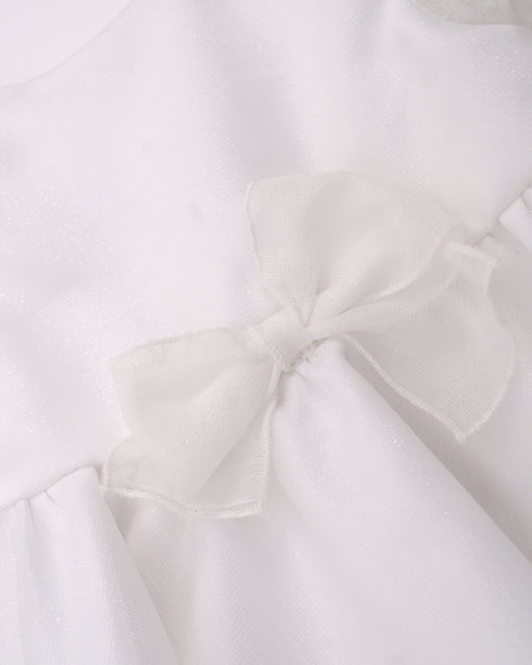 Rochie ceremonie din organza cu volane