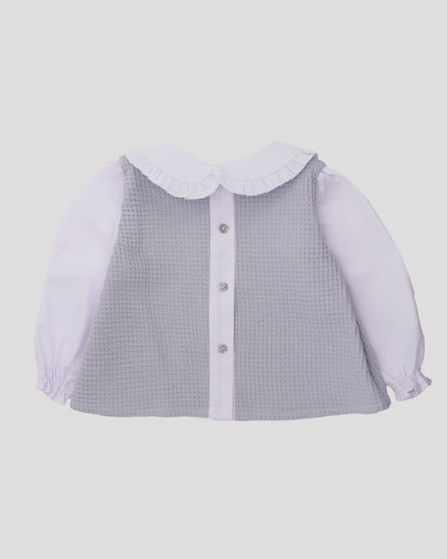 Camasa din waffle si guler round