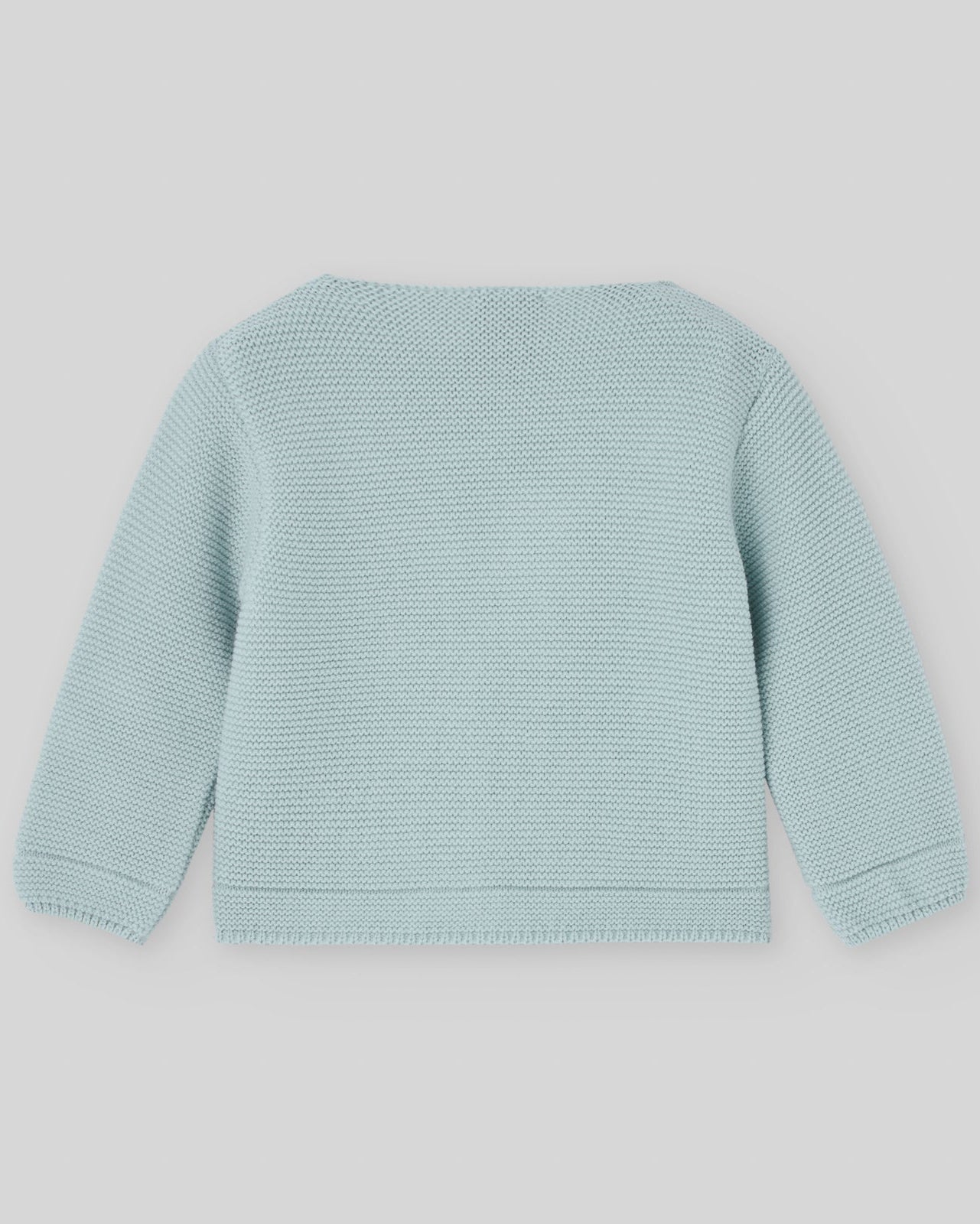 Cardigan 100% lana din tricot albastru