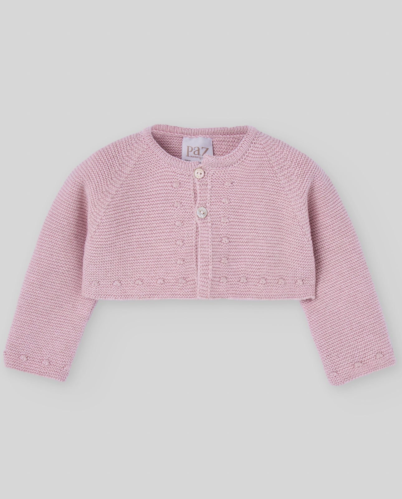 Cardigan scurt din bumbac cu casmir