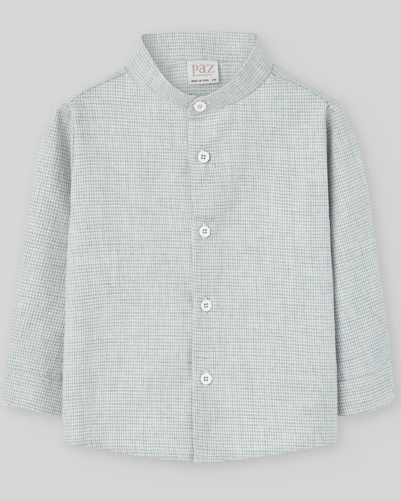 Camasa din bumbac cu carouri mici