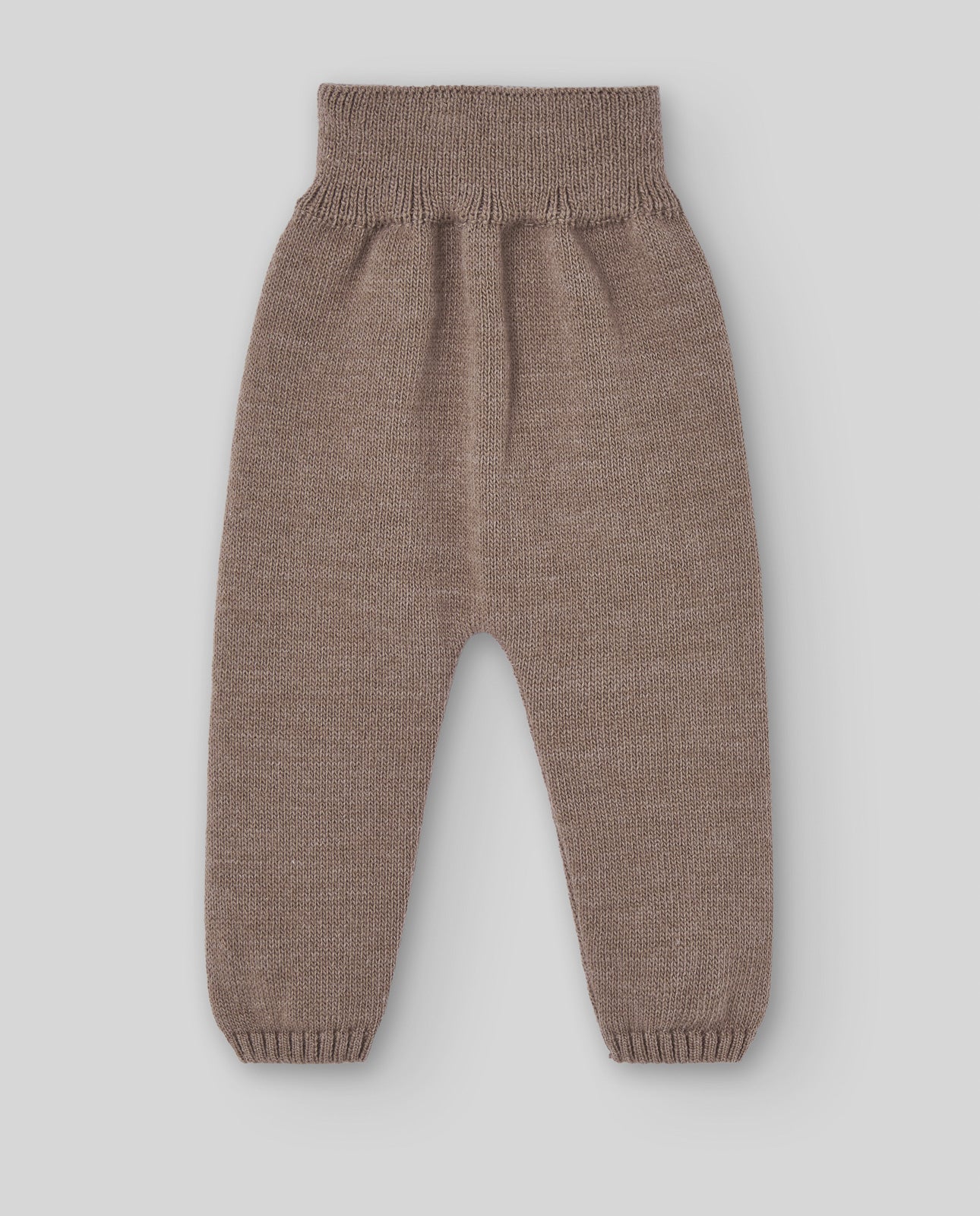 Set tricotat doua piese 100% lana cu iepuras Jacquard