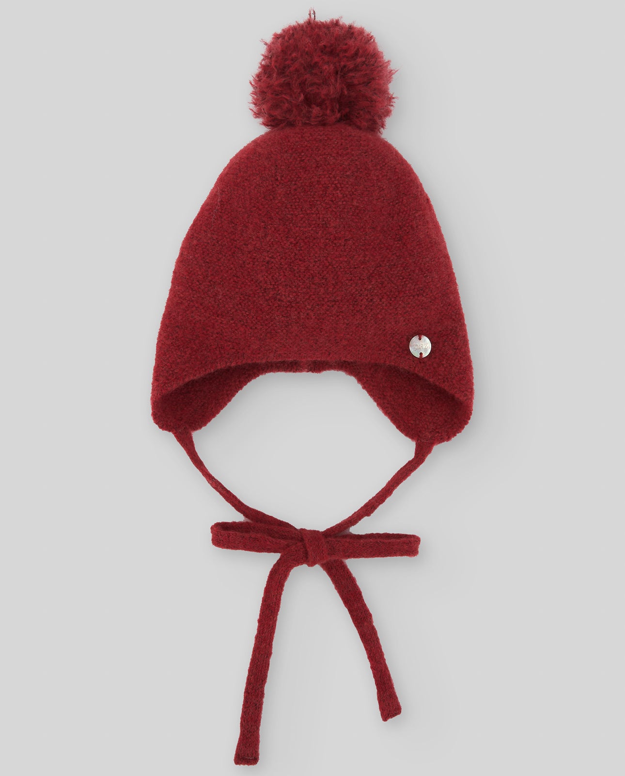 Caciula rosie din lana naturala moale