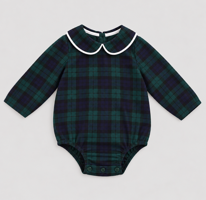 Body tartan verde unisex