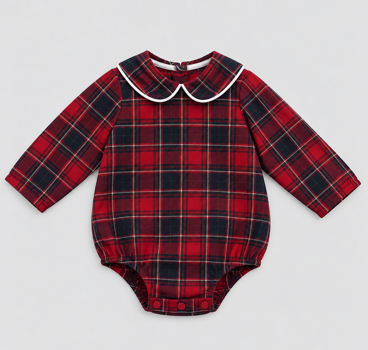 Body tartan roșu unisex