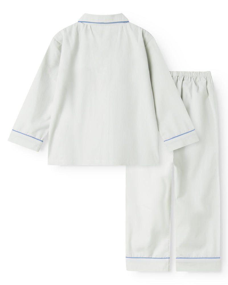 Set Pijama albastra din bumbac