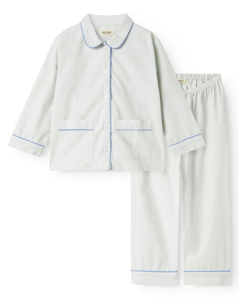 Set Pijama albastra din bumbac