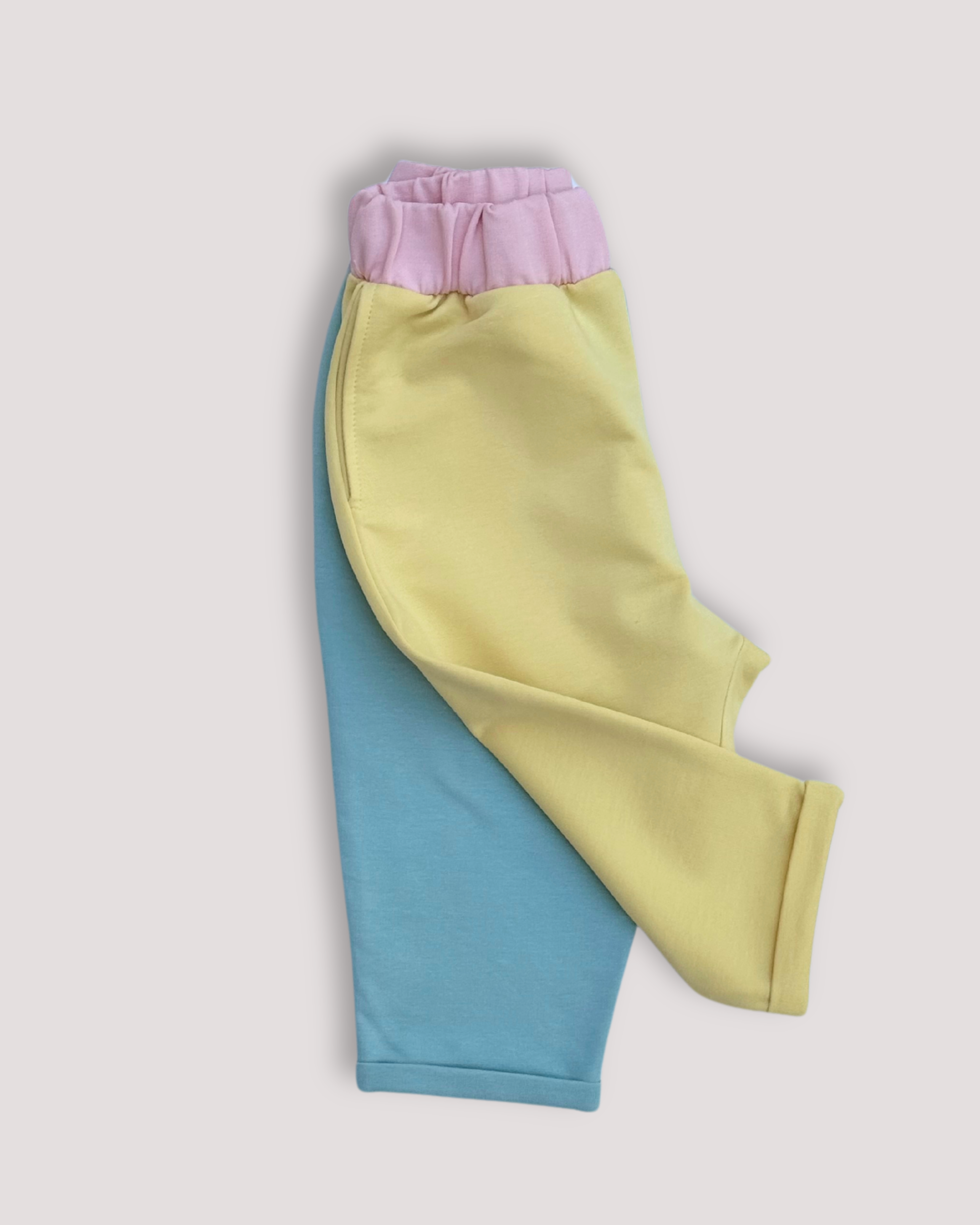 Pantaloni din jerse multicolor unisex