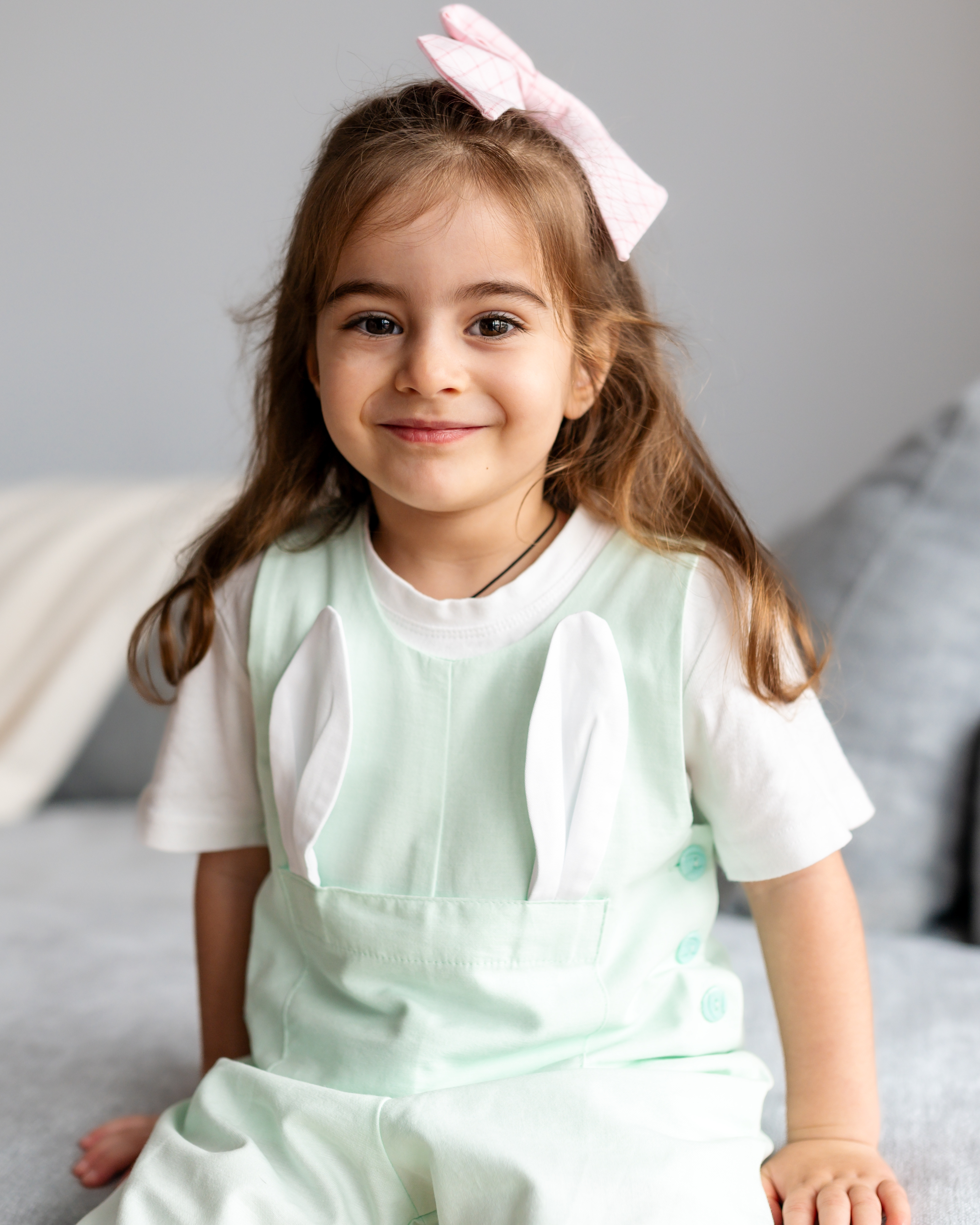 GREEN BUNNY JUMPSUIT