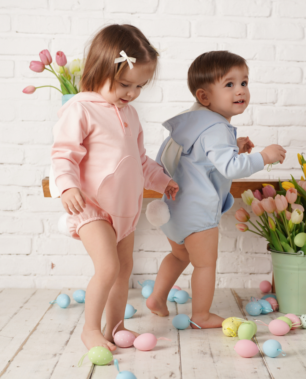 Body din jerse cu urechi de iepuras