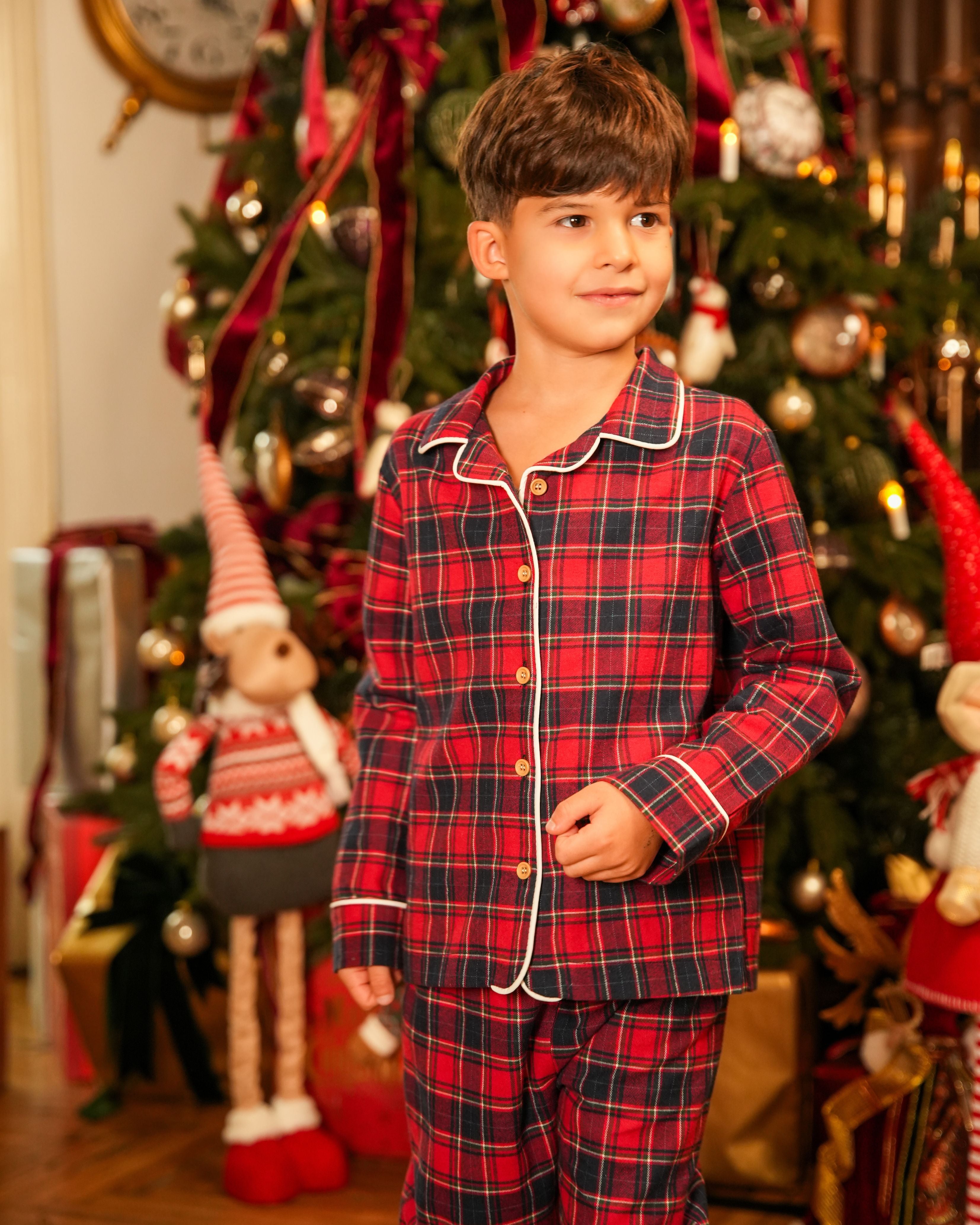 RED CHECKED PAJAMAS