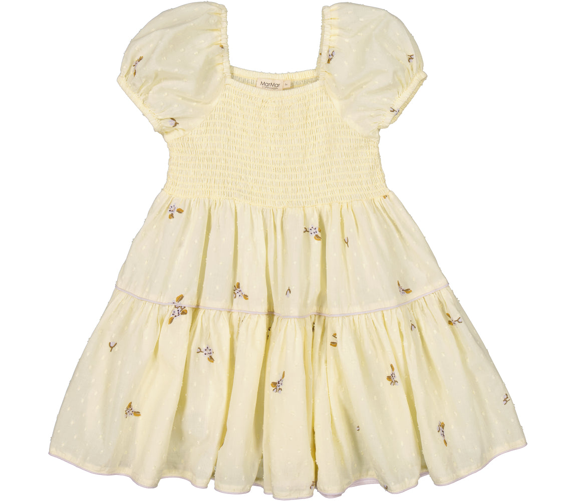 Rochie galben pal brodata MarMar Copenhagen