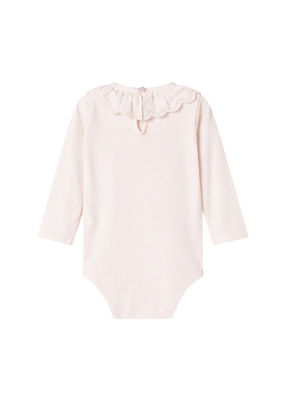 Body roz cu guler brodat