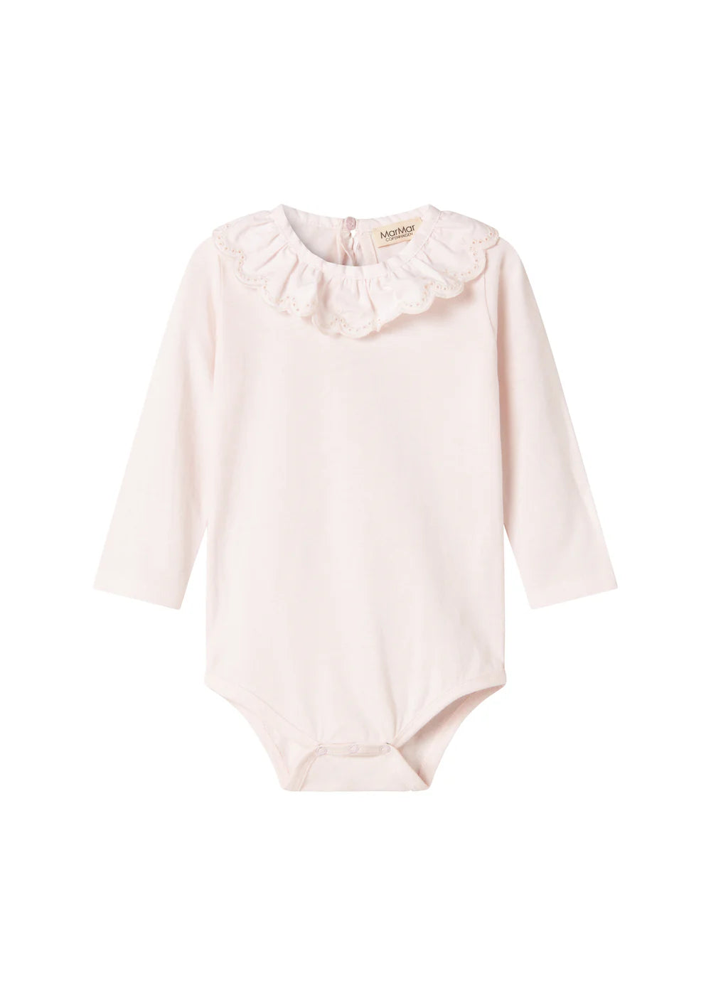 Body roz cu guler brodat