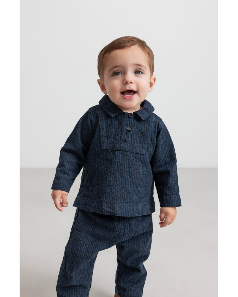 Pantalon bleumarin 100% bumbac