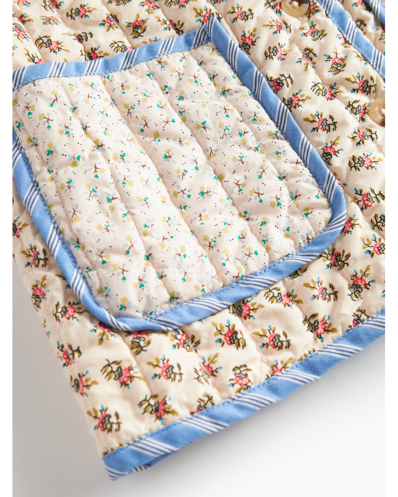 Geaca matlasata din bumbac organic