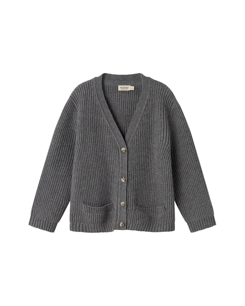 Cardigan din lana Merino cu nasturi si buzunare