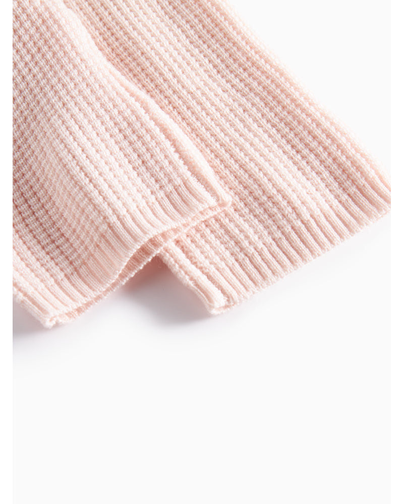 Pantaloni roz lana Merino 100%