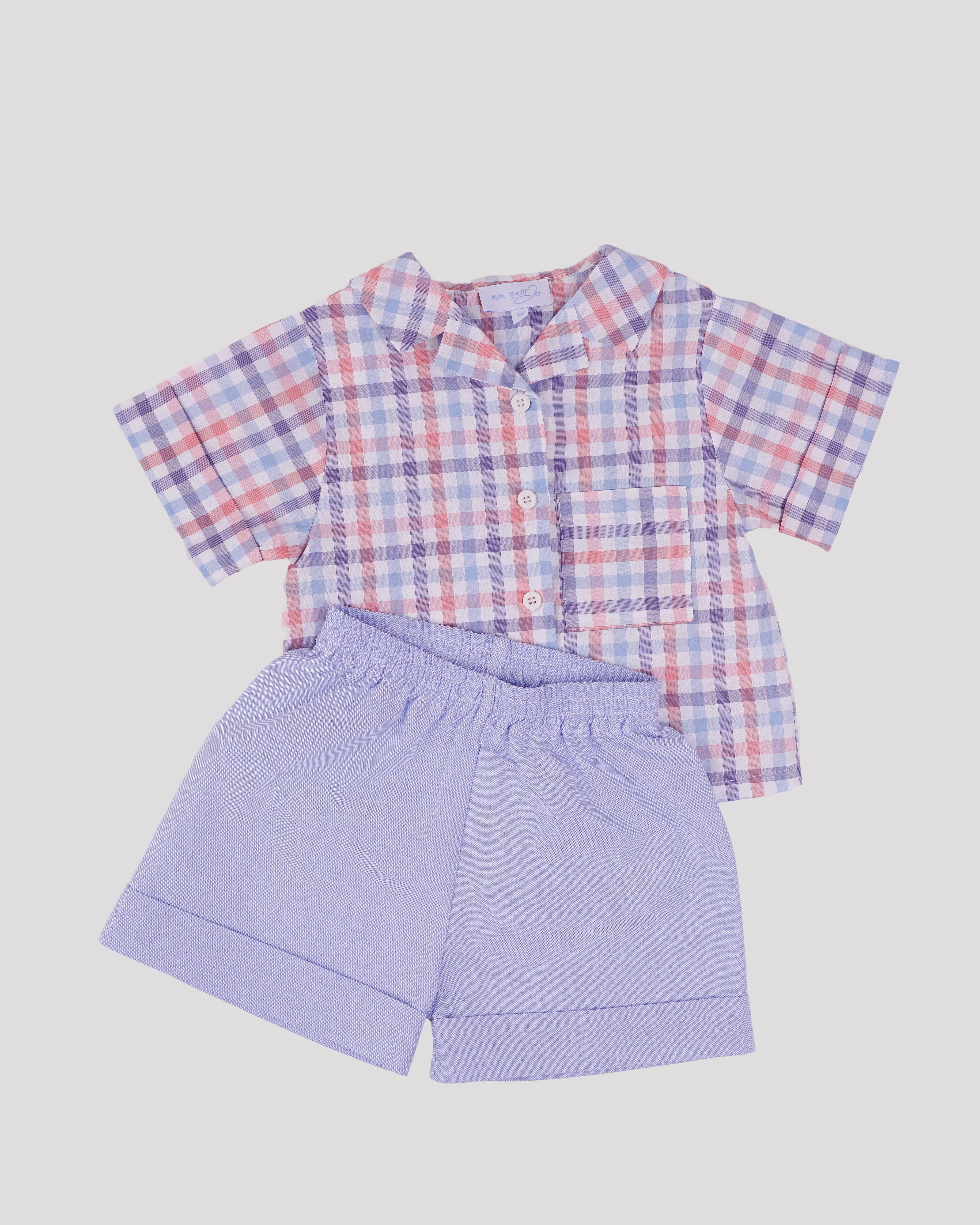 Pantaloni scurti blue din bumbac