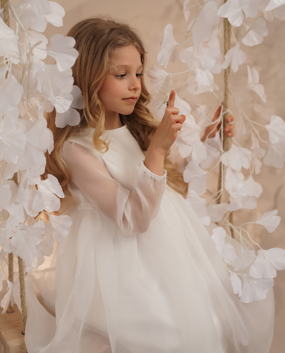 VESTIDO ORGANZA LAZO