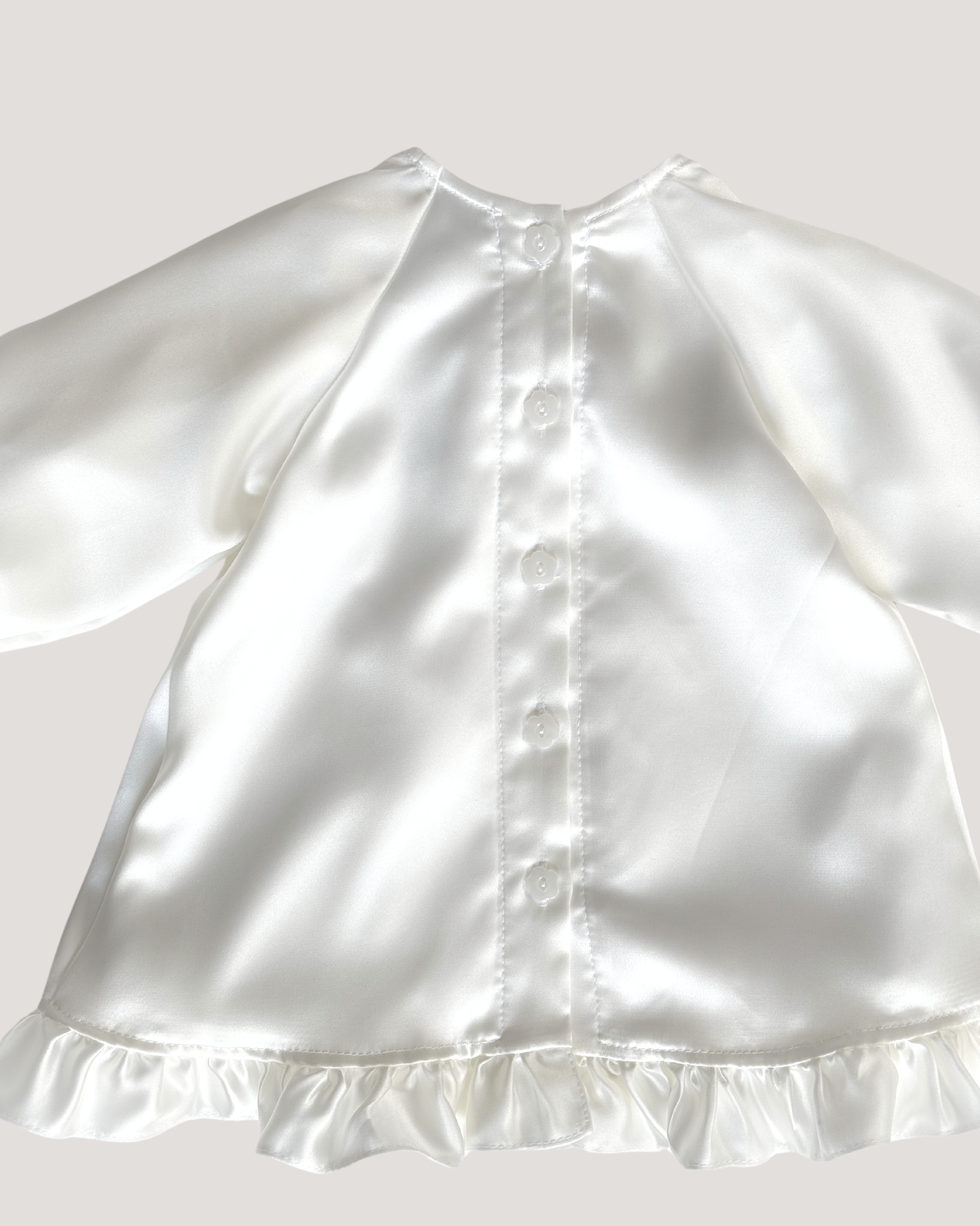 VESTIDO SATÉN VOLANTES