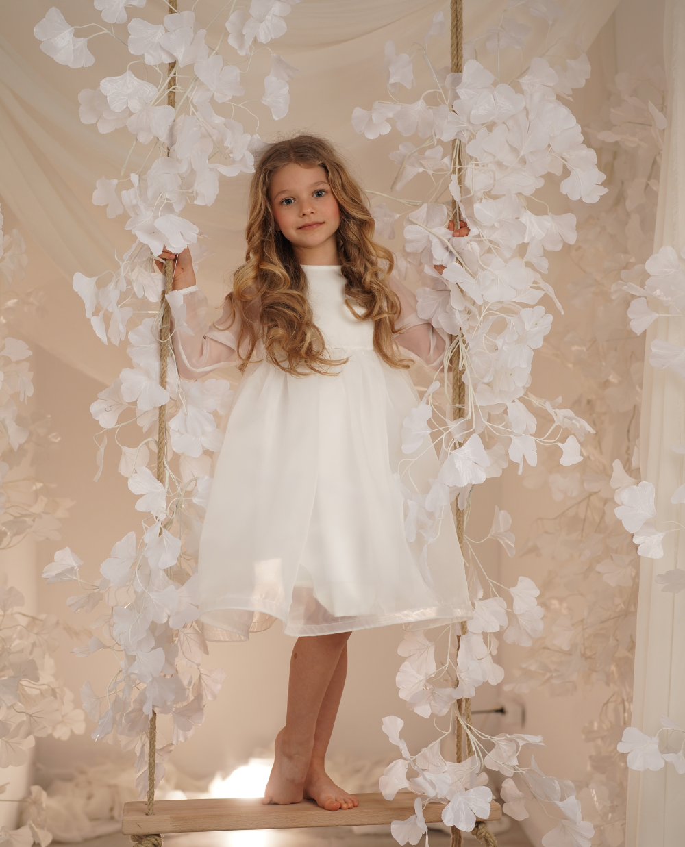 VESTIDO ORGANZA LAZO