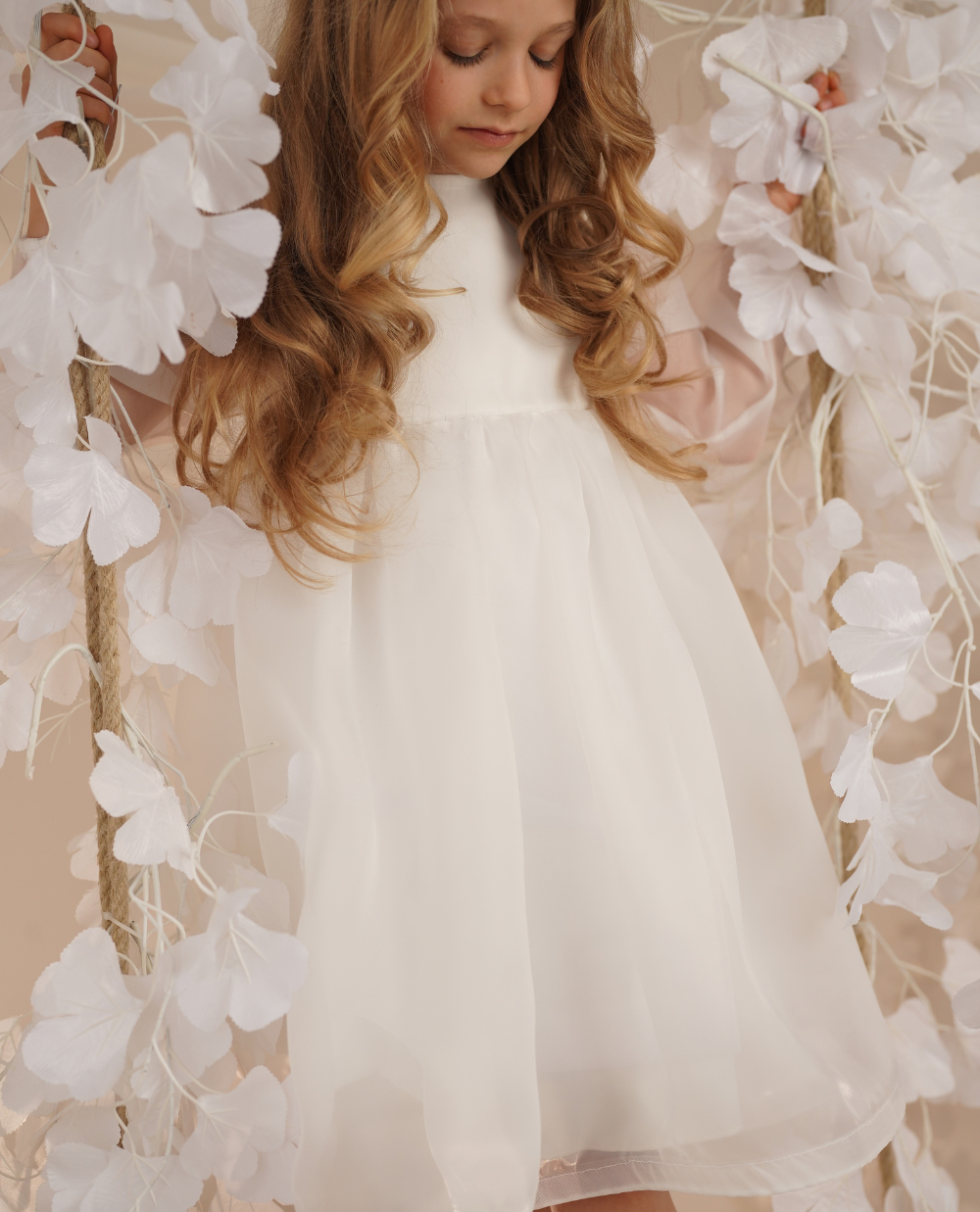 VESTIDO ORGANZA LAZO