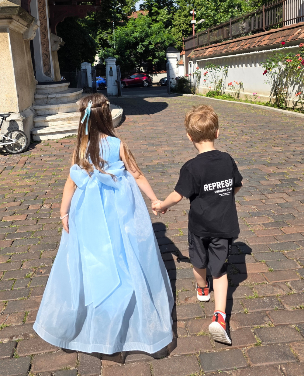 VESTIDO ORGANZA LAZO