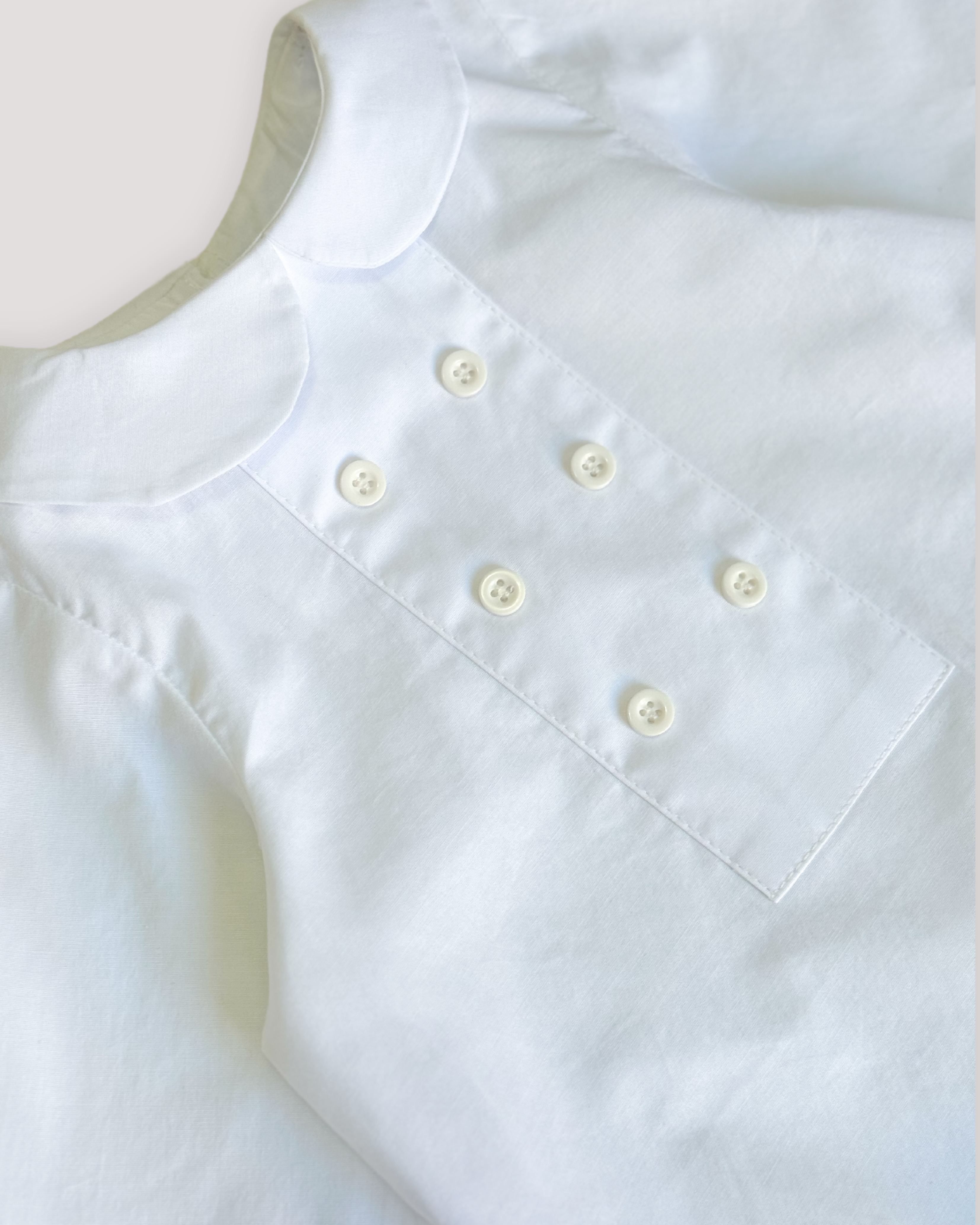 Body din bumbac cu placa pe piept