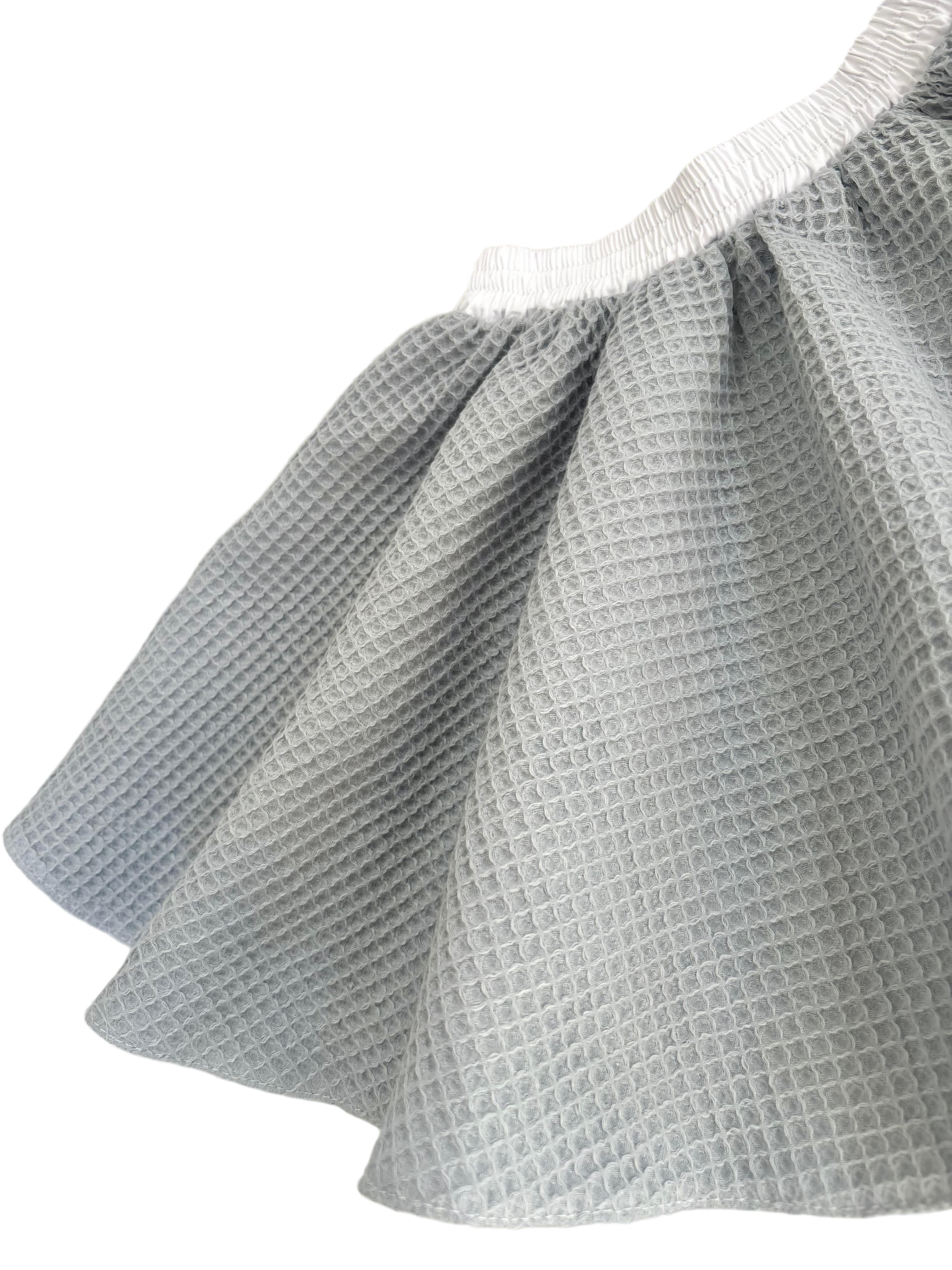 Compleu Waffle albastru