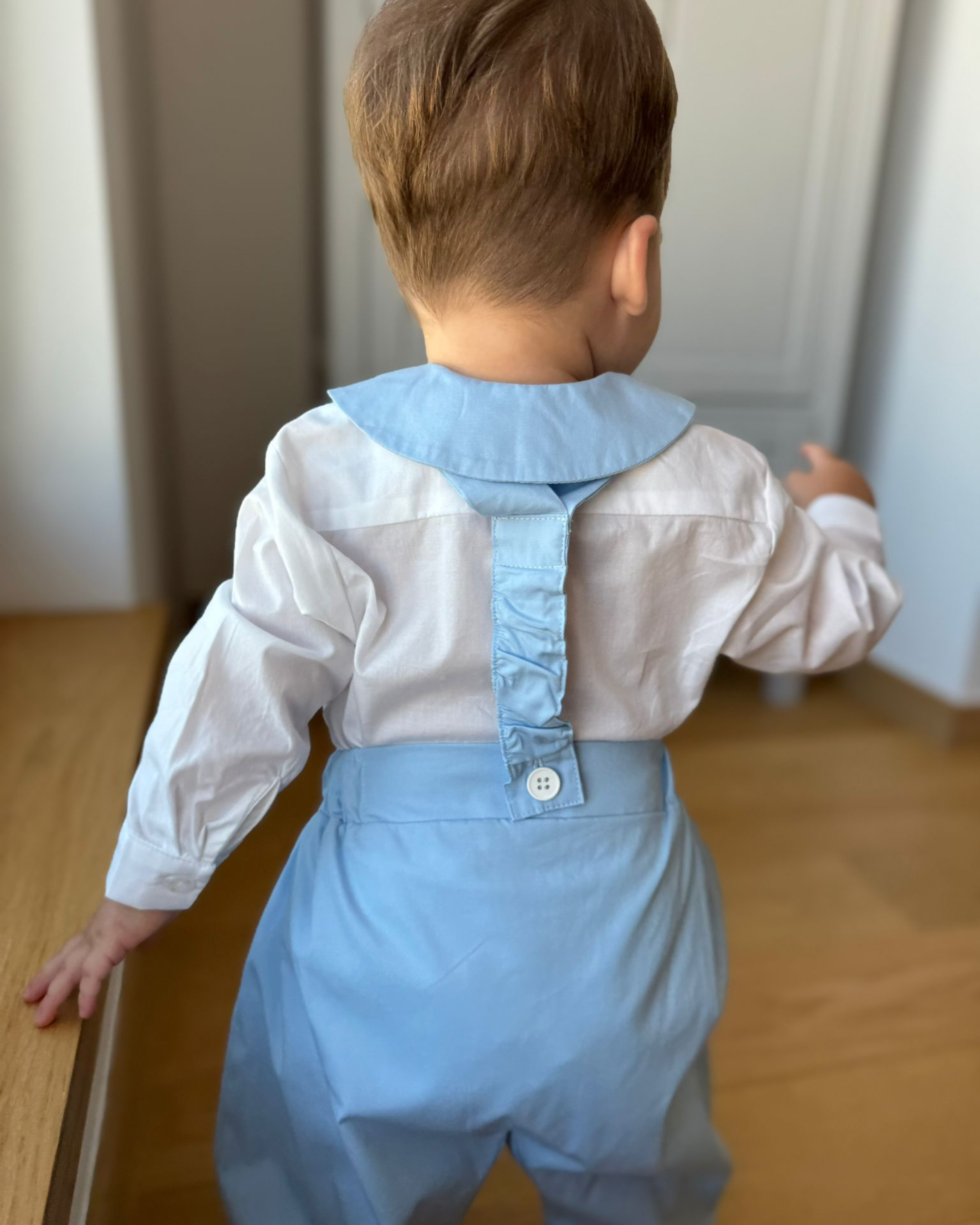 Compleu botez albastru