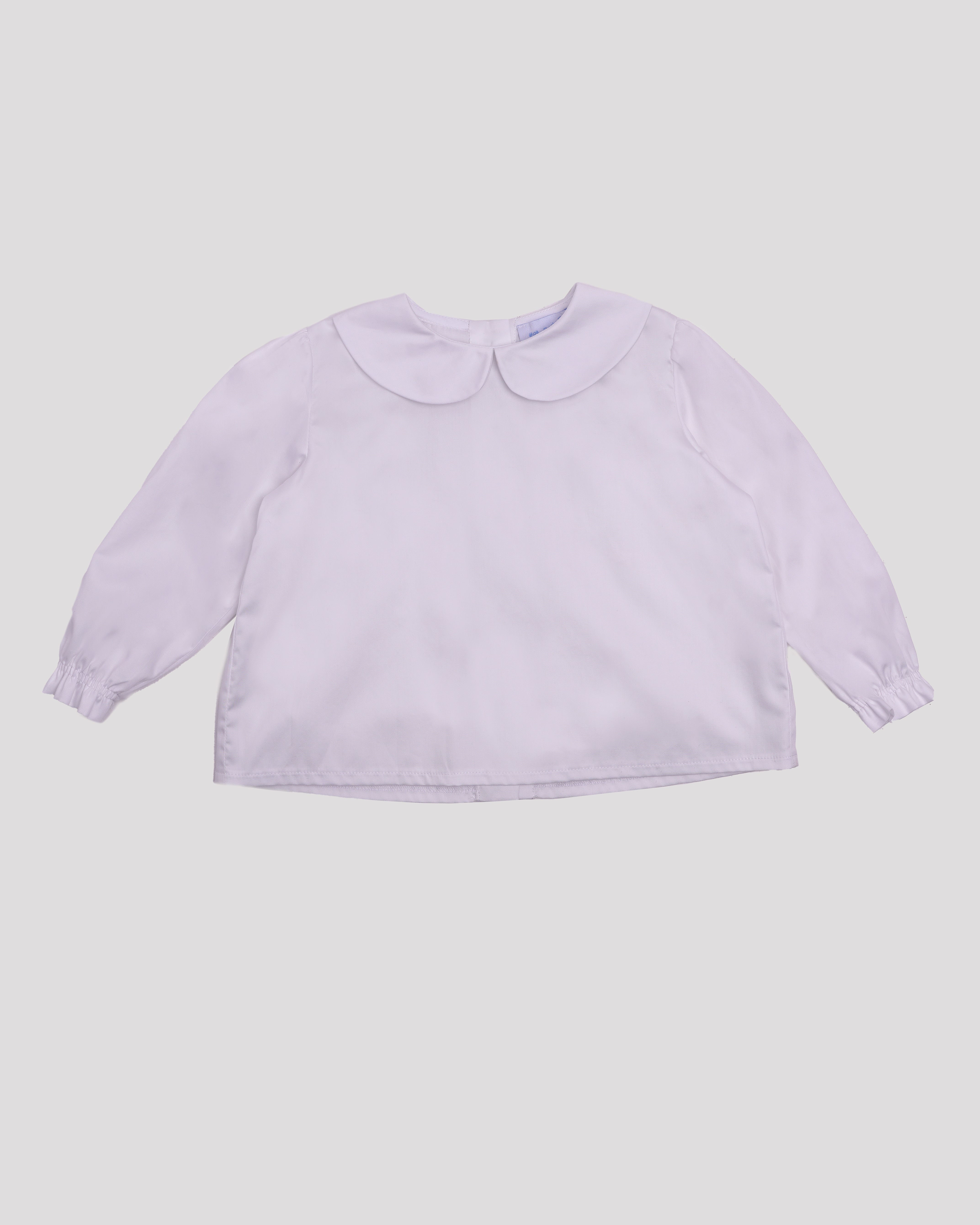 Camasa alba cu guler rotund