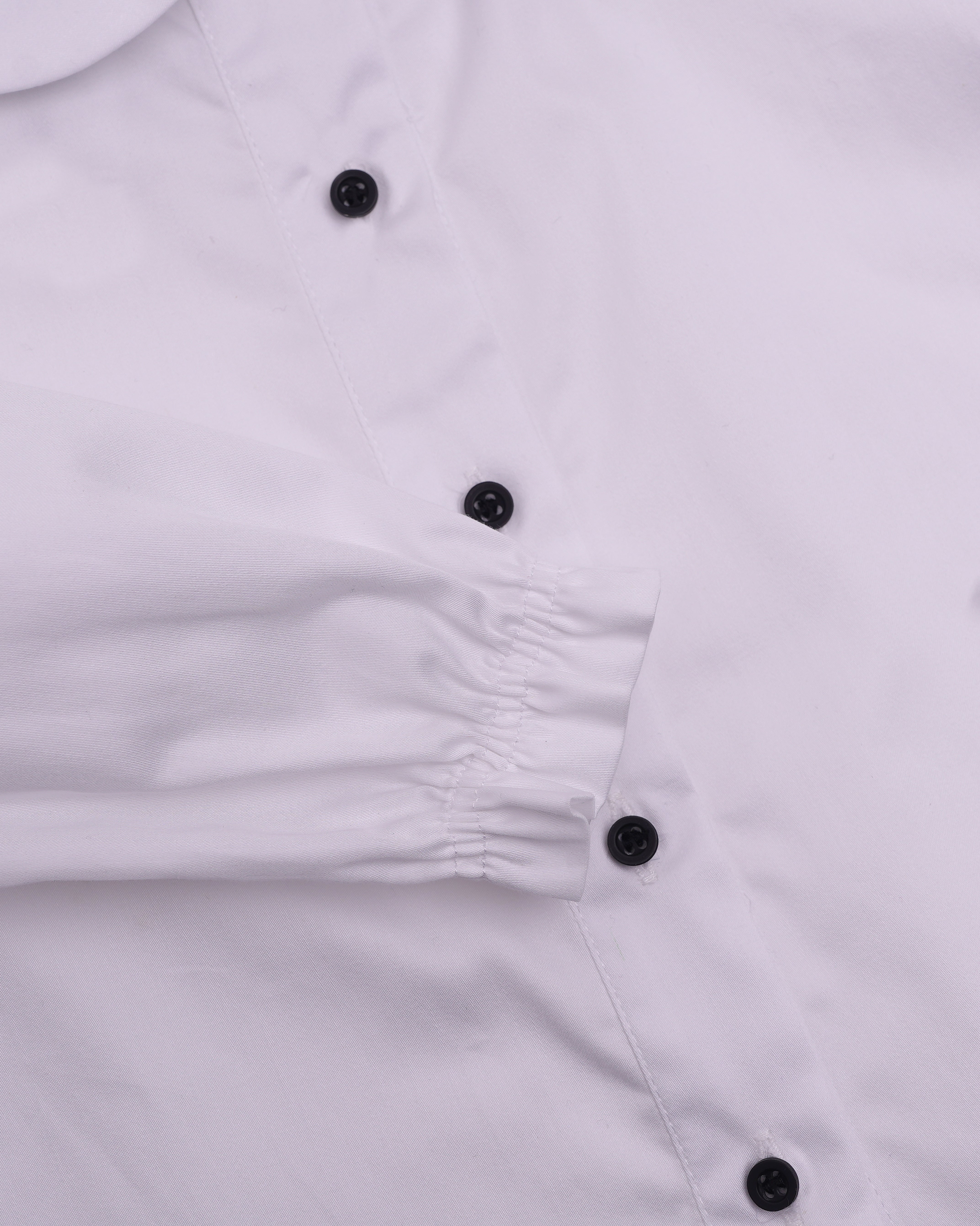 Camasa alba cu guler rotund