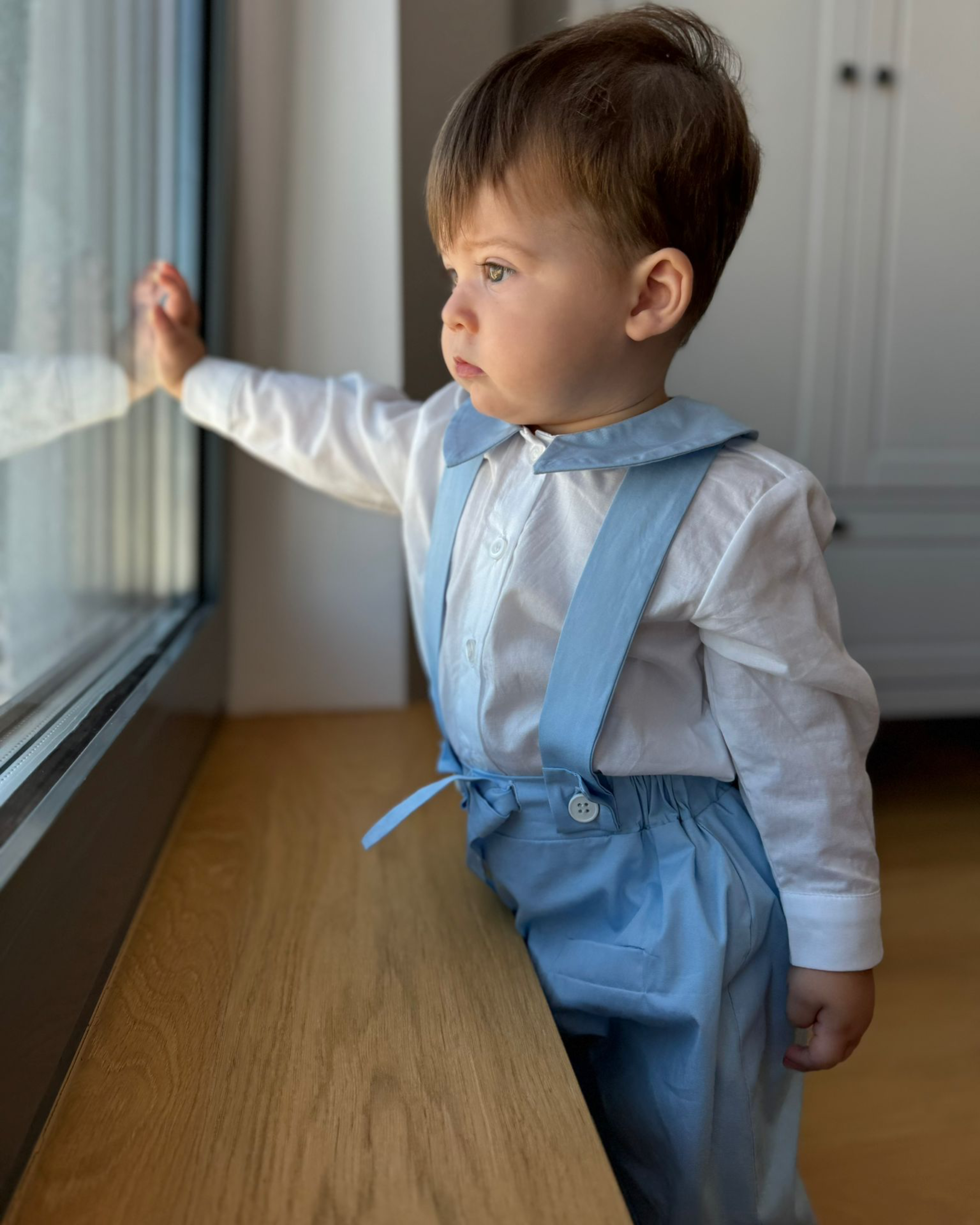 Compleu botez albastru