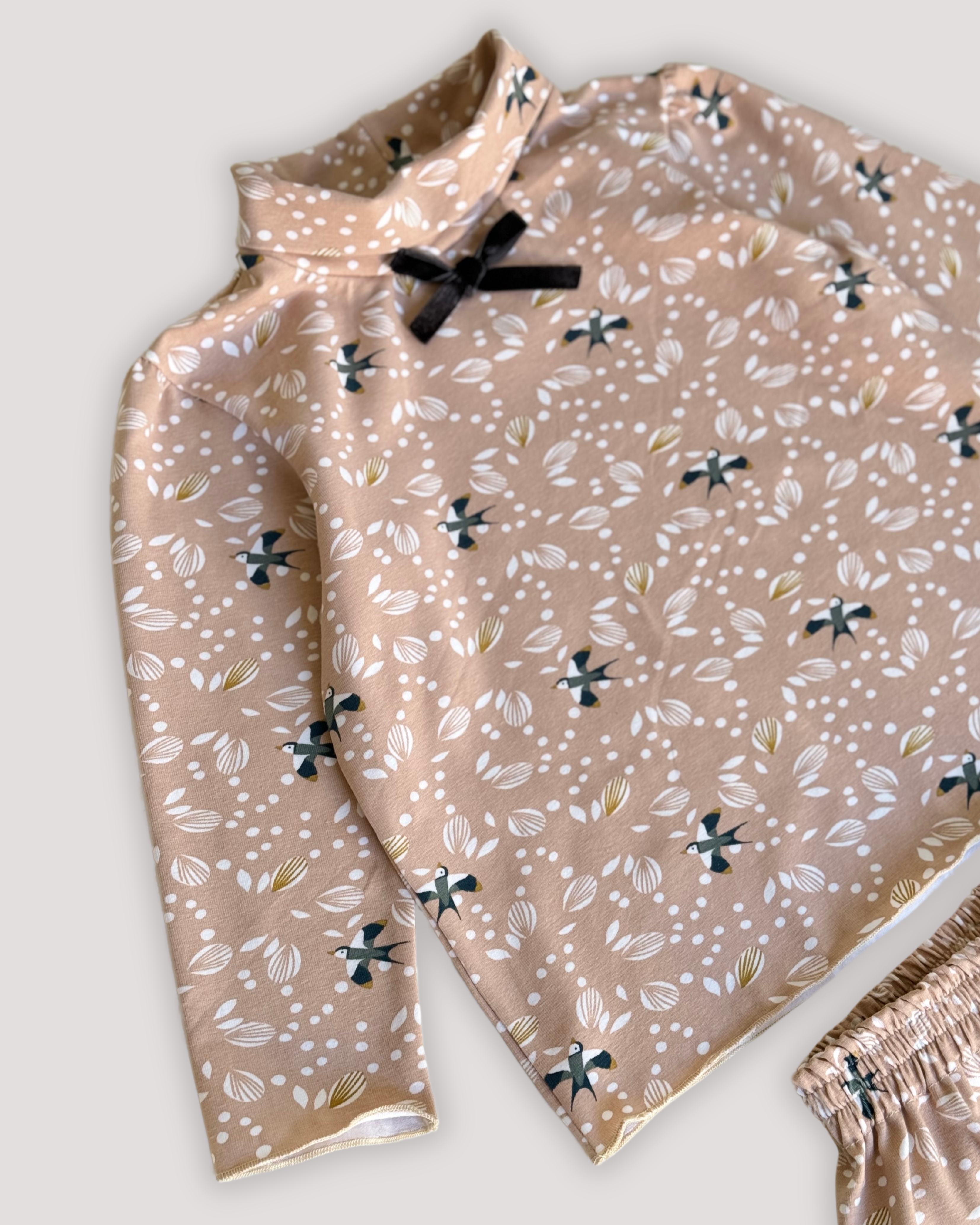 BIRDS PRINT JERSE SET