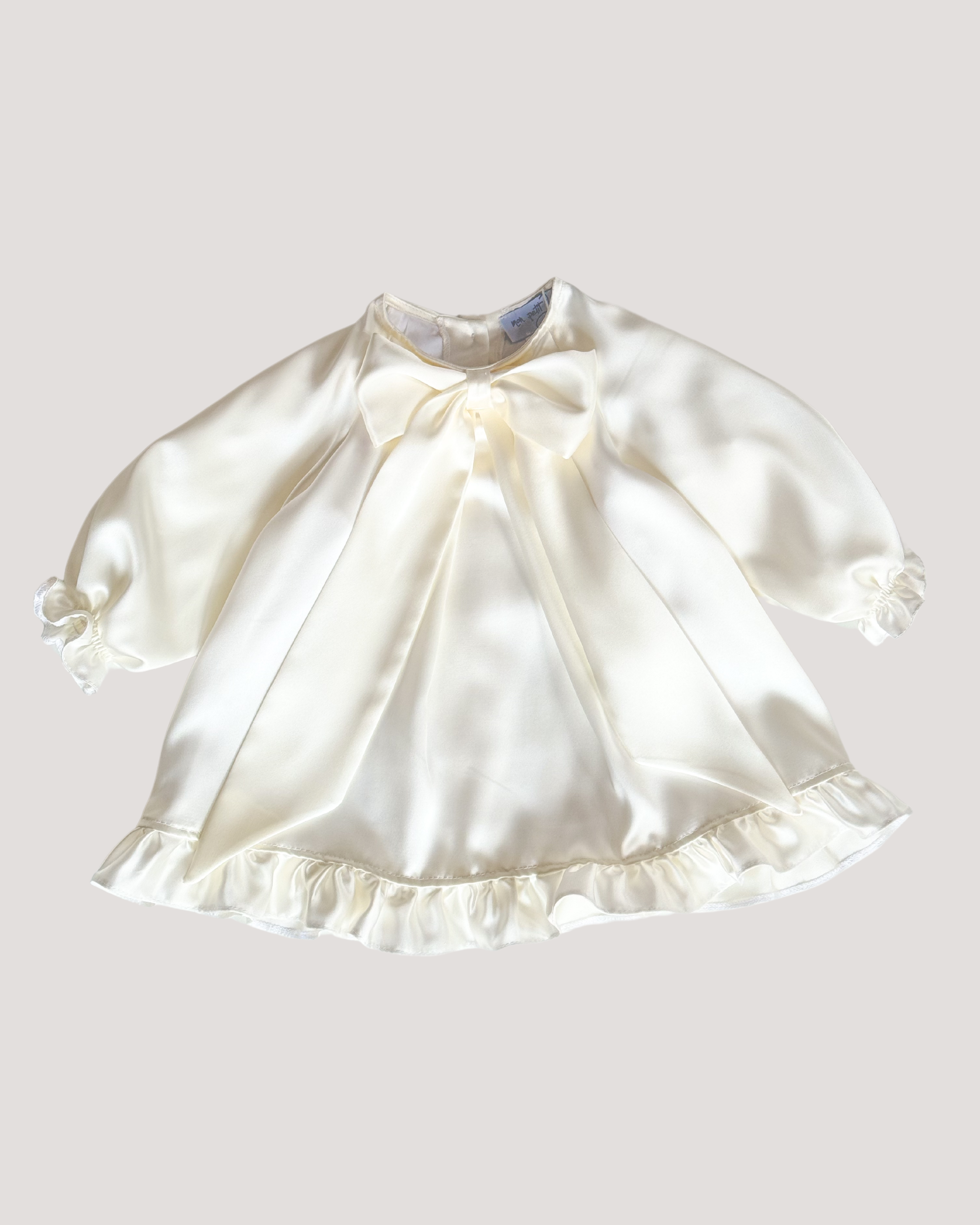 ROCHIE SATIN CU VOLANE