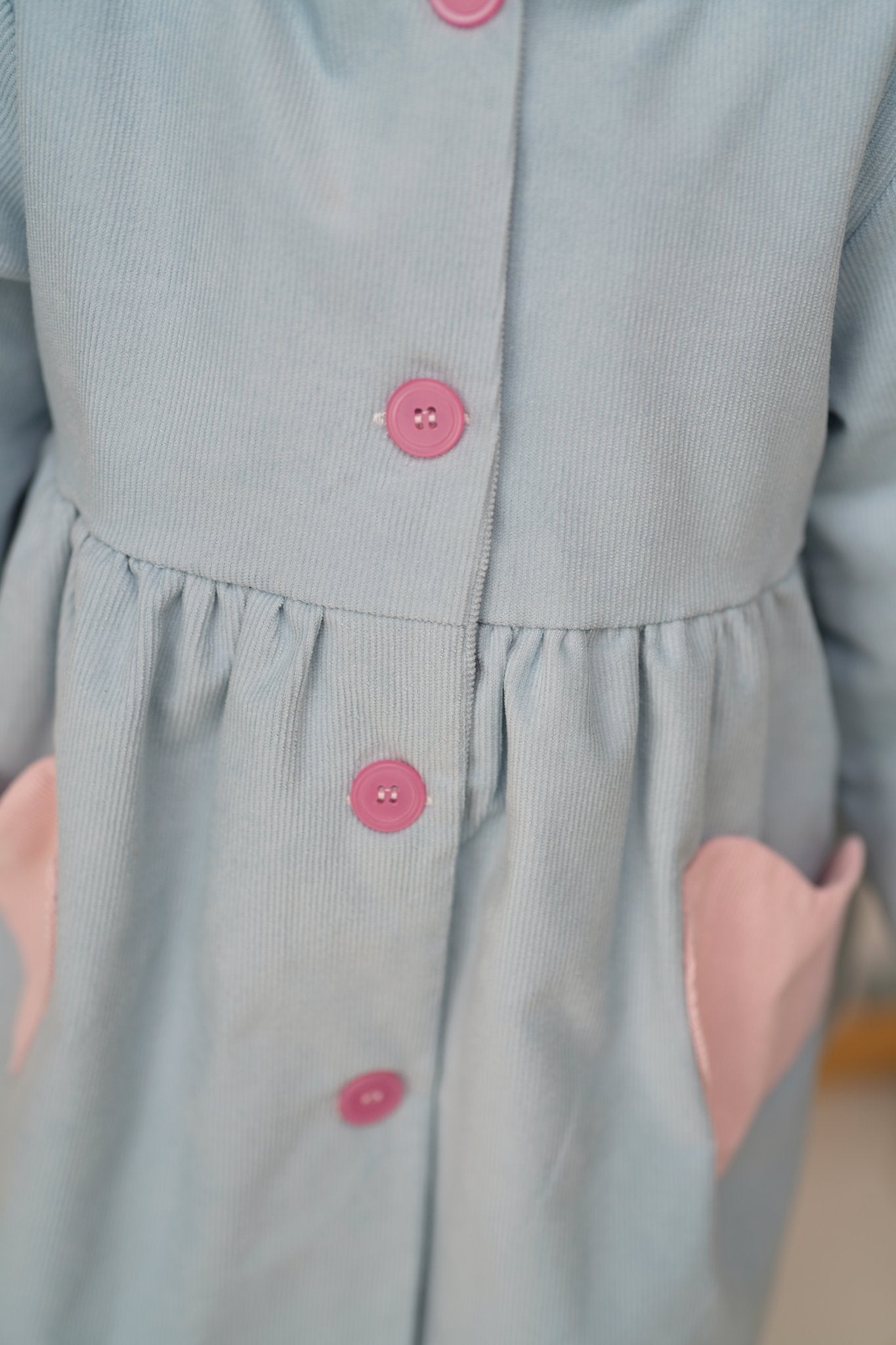 Palton baby blue fată