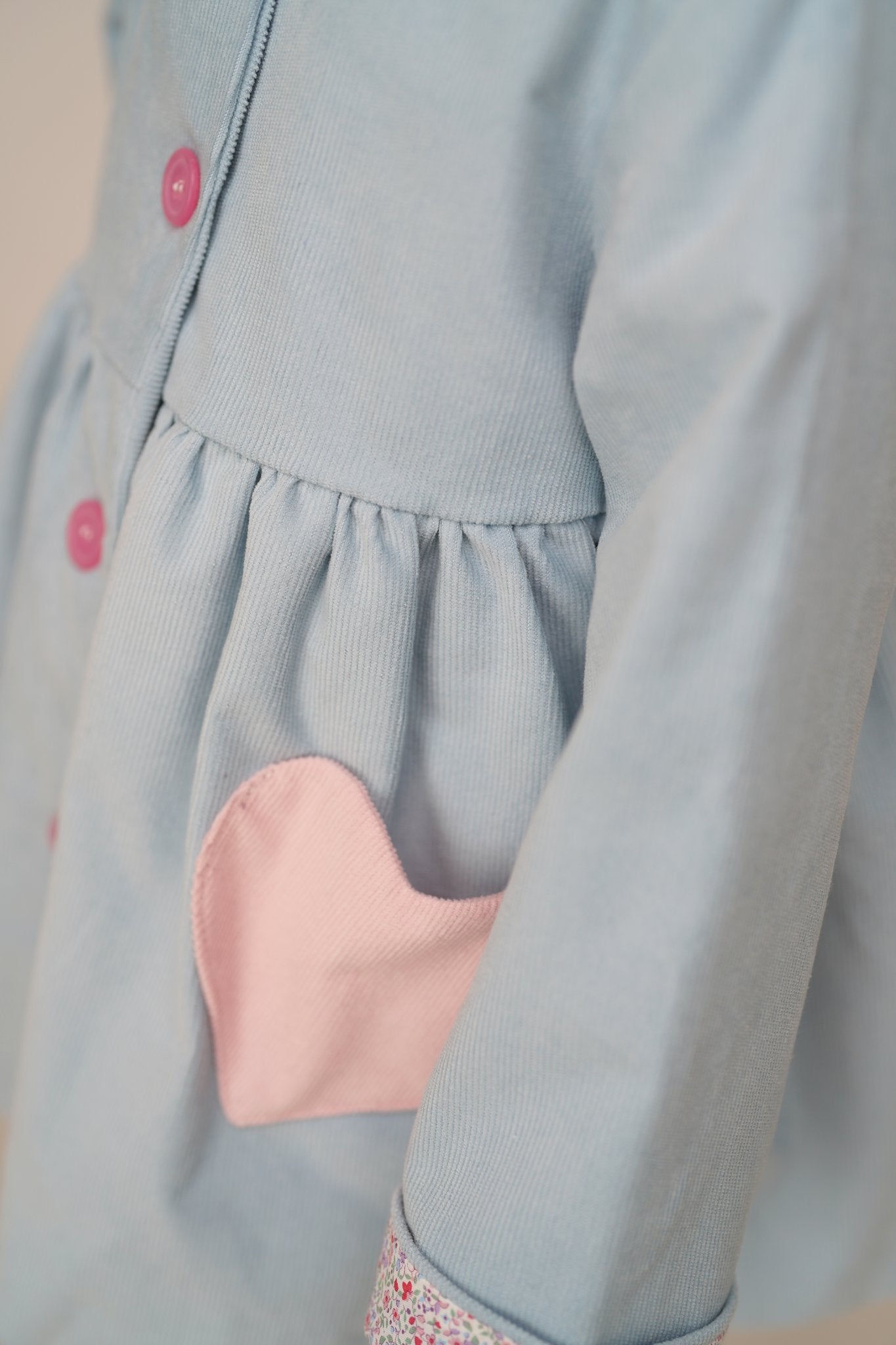 Palton baby blue fată