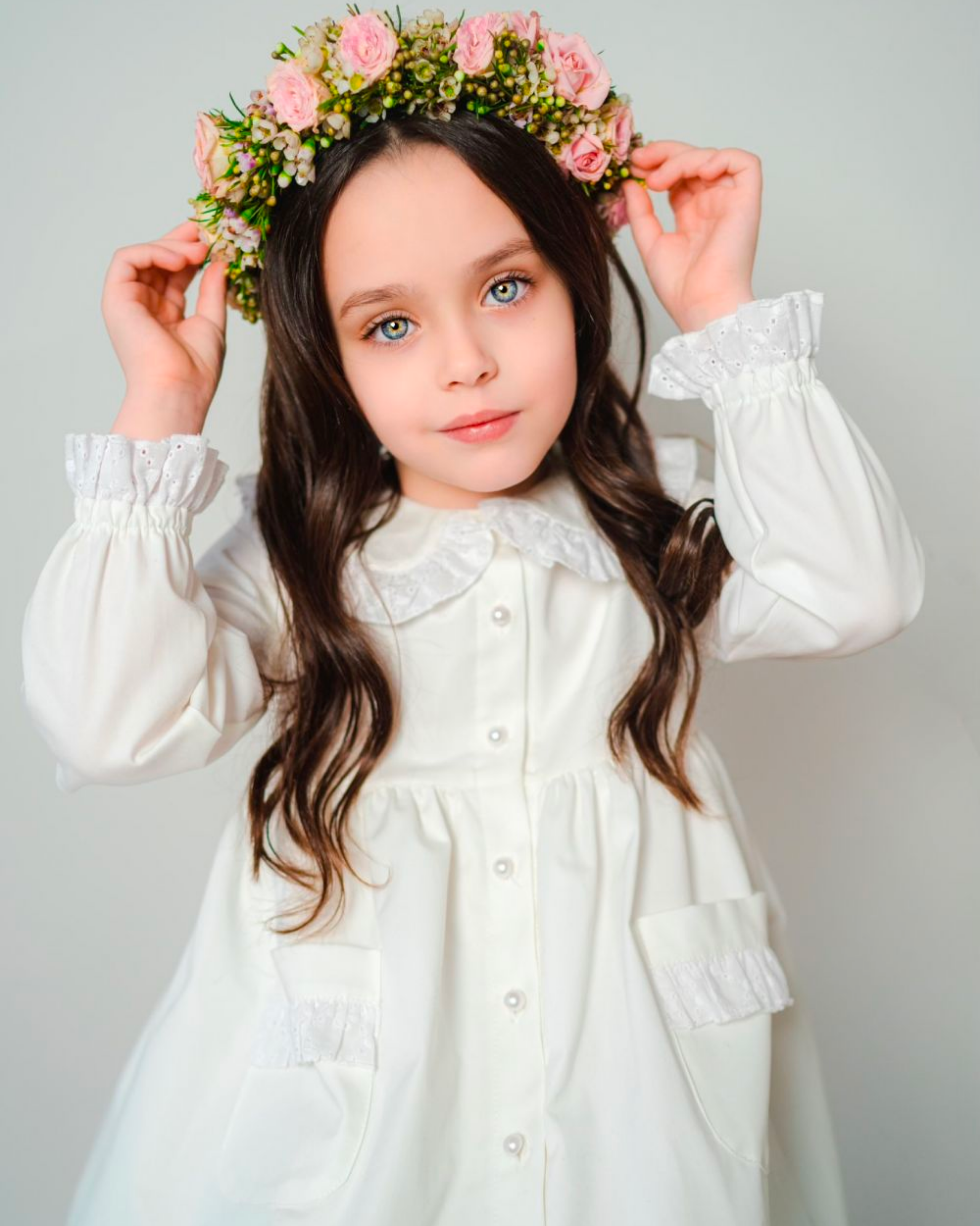 Rochie din denim ivoire Irina